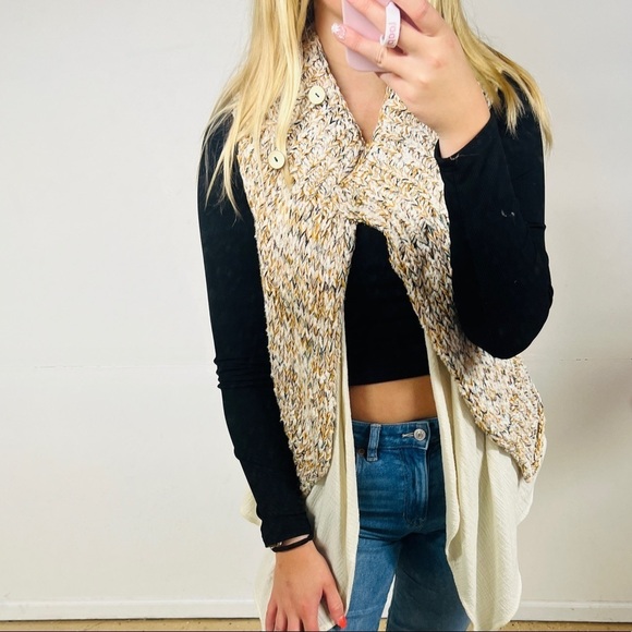 Anthropologie Jackets & Blazers - Anthropologie Knitted & Knotted Caprea vest